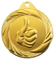 Preview: Medaille "Daumen hoch" ø 50 mm